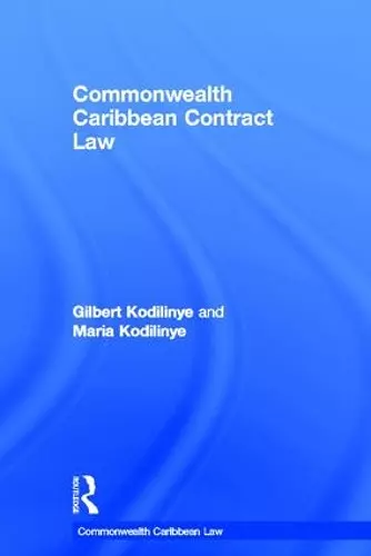 Commonwealth Caribbean Contract Law cover