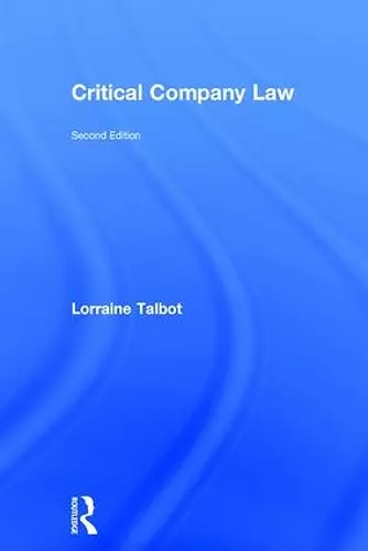 Critical Company Law cover