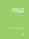 Retail and Commercial Planning (RLE Retailing and Distribution) cover