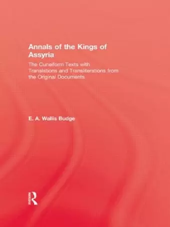 Annals Of The Kings Of Assyria cover