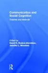 Communication and Social Cognition cover