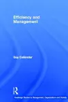 Efficiency and Management cover