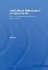 Institutional Balancing in the Asia Pacific cover