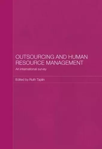 Outsourcing and Human Resource Management cover