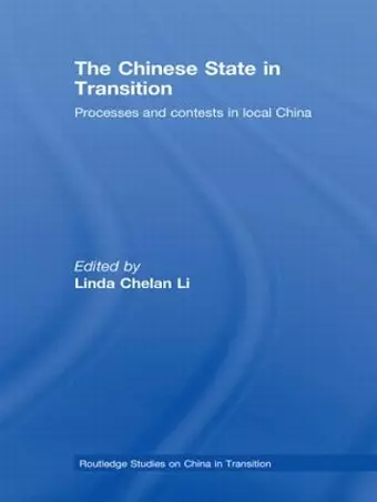 The Chinese State in Transition cover