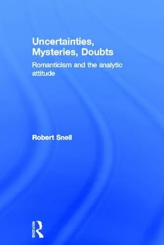 Uncertainties, Mysteries, Doubts cover