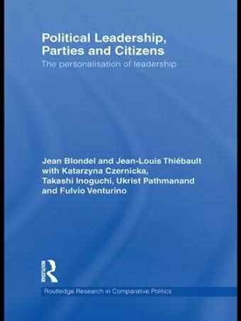 Political Leadership, Parties and Citizens cover