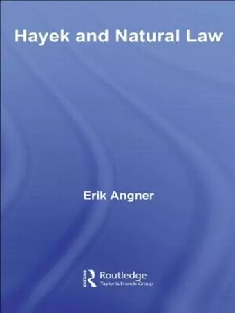 Hayek and Natural Law cover