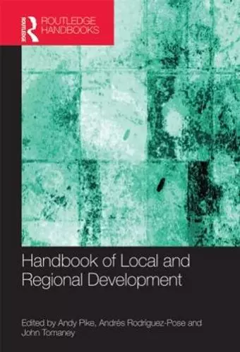 Handbook of Local and Regional Development cover