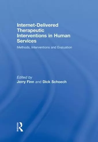 Internet-Delivered Therapeutic Interventions in Human Services cover