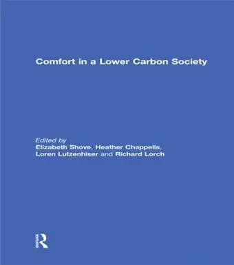 Comfort in a Lower Carbon Society cover