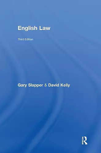 English Law cover