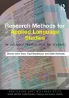 Research Methods for Applied Language Studies cover