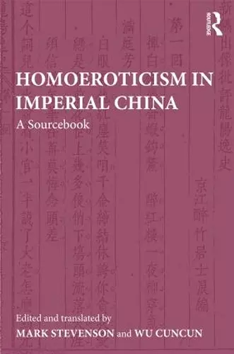 Homoeroticism in Imperial China cover