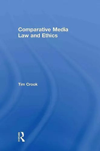 Comparative Media Law and Ethics cover