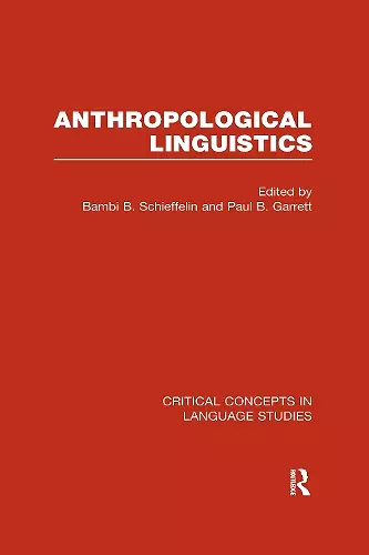 Anthropological Linguistics cover