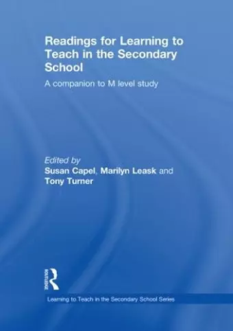 Readings for Learning to Teach in the Secondary School cover