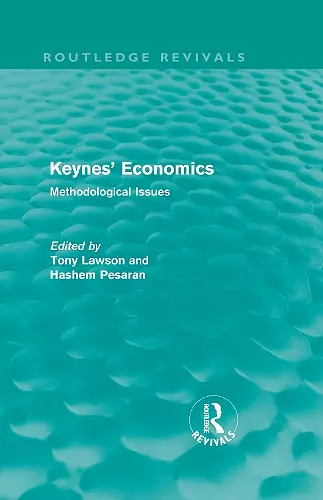 Keynes' Economics (Routledge Revivals) cover