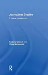 Journalism Studies cover