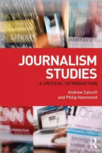 Journalism Studies cover