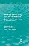 Political Philosophy and Social Welfare (Routledge Revivals) cover