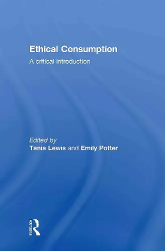 Ethical Consumption cover