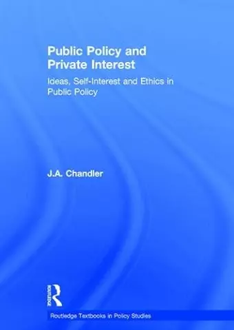 Public Policy and Private Interest cover