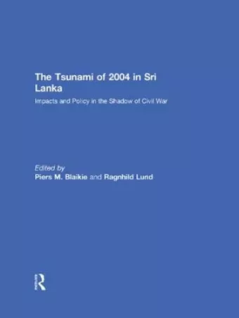 The Tsunami of 2004 in Sri Lanka cover