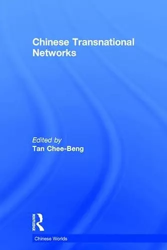 Chinese Transnational Networks cover