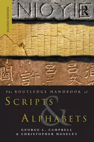 The Routledge Handbook of Scripts and Alphabets cover