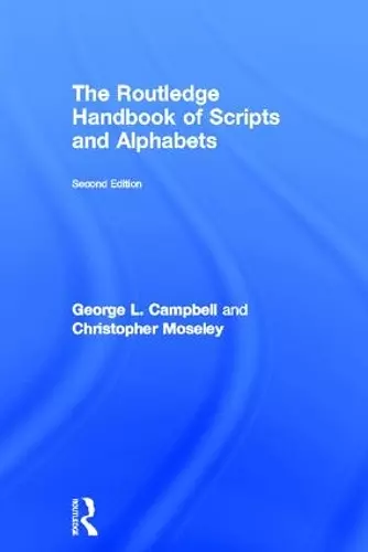 The Routledge Handbook of Scripts and Alphabets cover