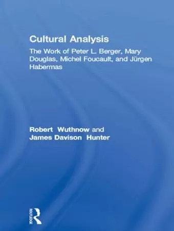 Cultural Analysis cover