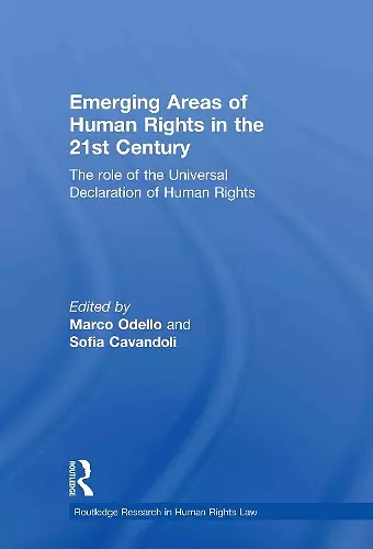 Emerging Areas of Human Rights in the 21st Century cover