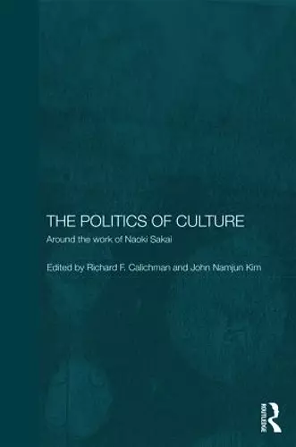 The Politics of Culture cover