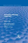 Formative Writings (Routledge Revivals) cover