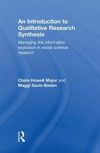 An Introduction to Qualitative Research Synthesis cover