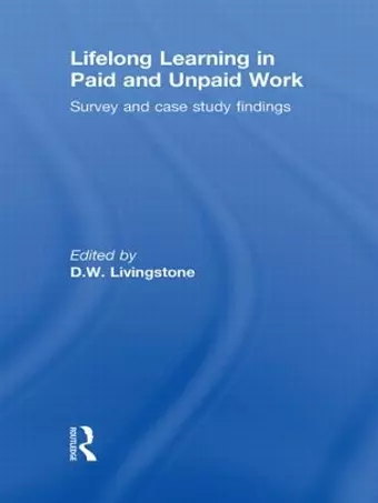 Lifelong Learning in Paid and Unpaid Work cover