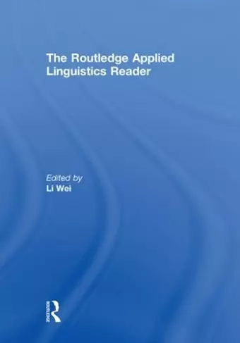 The Routledge Applied Linguistics Reader cover