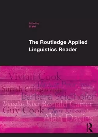 The Routledge Applied Linguistics Reader cover