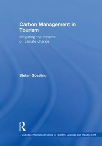 Carbon Management in Tourism cover