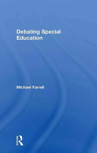 Debating Special Education cover