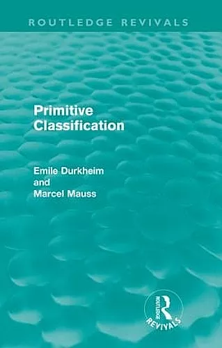 Primitive Classification (Routledge Revivals) cover
