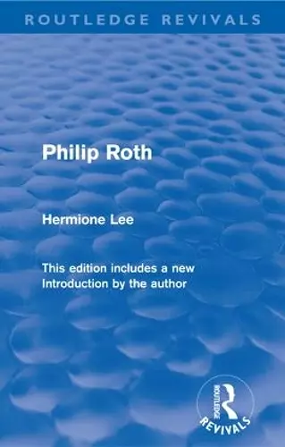 Philip Roth (Routledge Revivals) cover