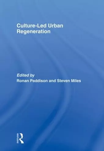 Culture-Led Urban Regeneration cover