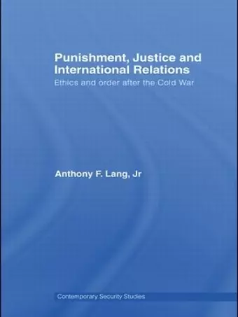 Punishment, Justice and International Relations cover