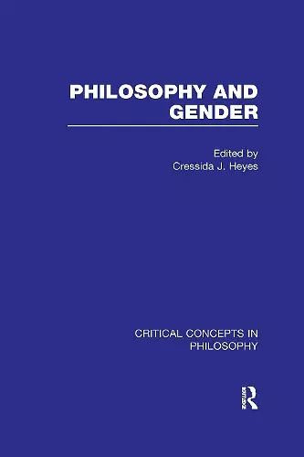 Philosophy and Gender cover