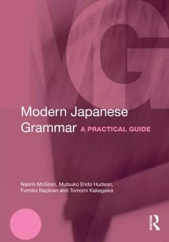 Modern Japanese Grammar cover