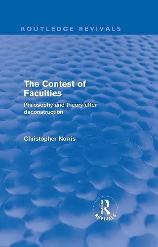 Contest of Faculties (Routledge Revivals) cover