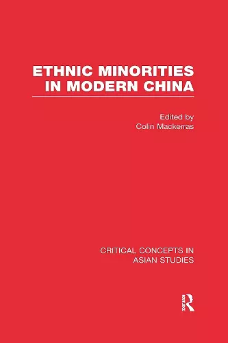 Ethnic Minorities in Modern China cover