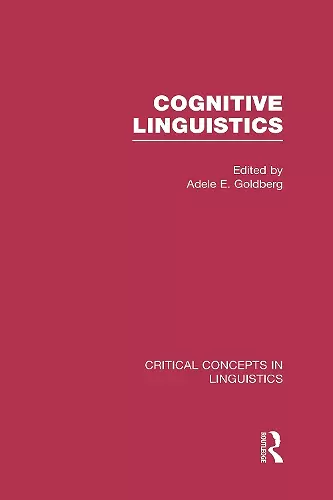 Cognitive Linguistics cover